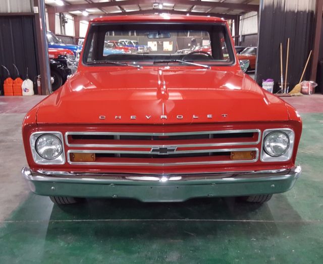 1967 Red Chevrolet C-10