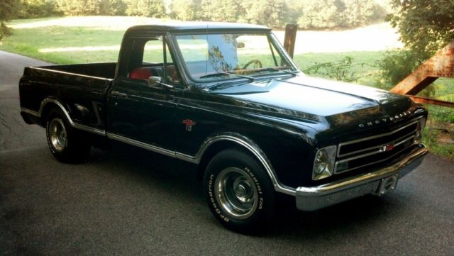 1967 Black Chevrolet C-10 Standard Cab Pickup