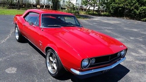 1967 Red Chevrolet Camaro --