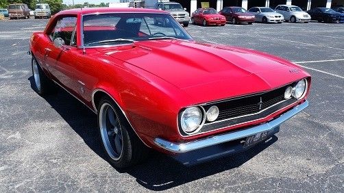 1967 Red Chevrolet Camaro --