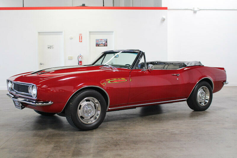 1967 Red Chevrolet Camaro Convertible