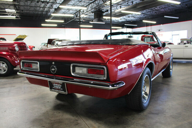 1967 Red Chevrolet Camaro Convertible