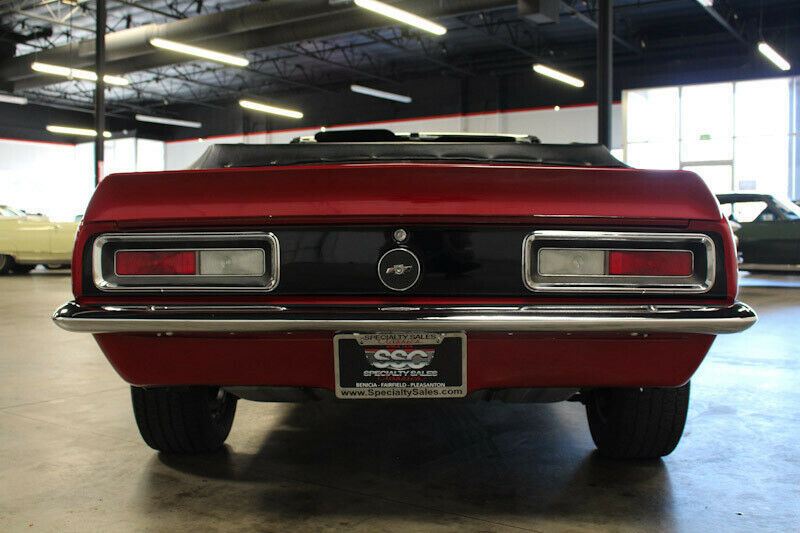 1967 Red Chevrolet Camaro Convertible