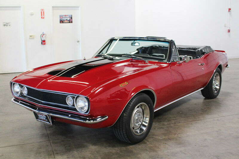 1967 Red Chevrolet Camaro Convertible