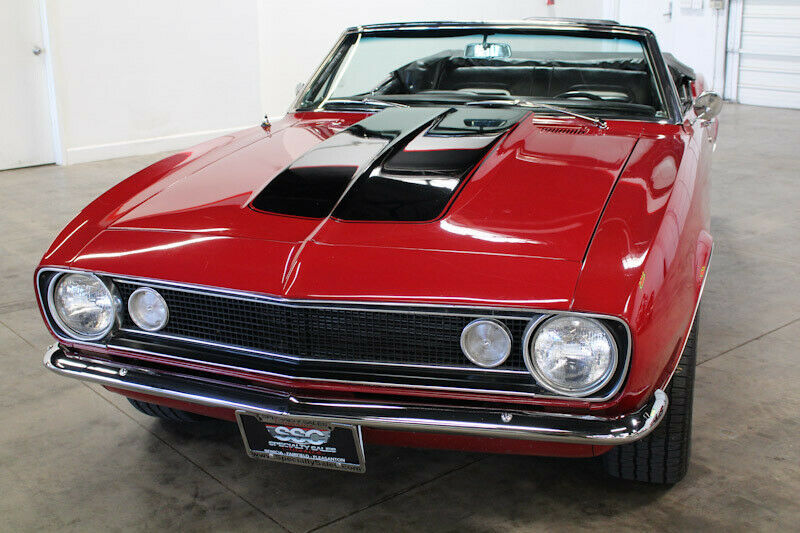 1967 Red Chevrolet Camaro Convertible