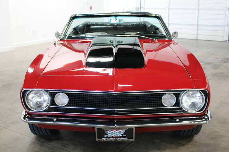 1967 Red Chevrolet Camaro Convertible