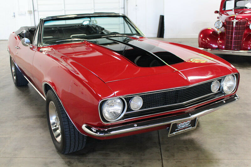 1967 Red Chevrolet Camaro Convertible