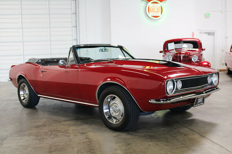 1967 Red Chevrolet Camaro Convertible