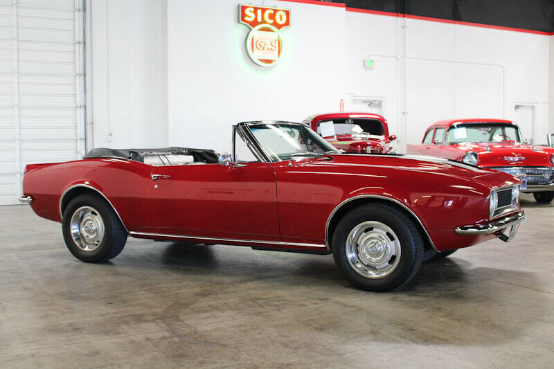 1967 Red Chevrolet Camaro Convertible
