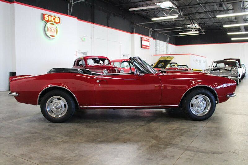 1967 Red Chevrolet Camaro Convertible