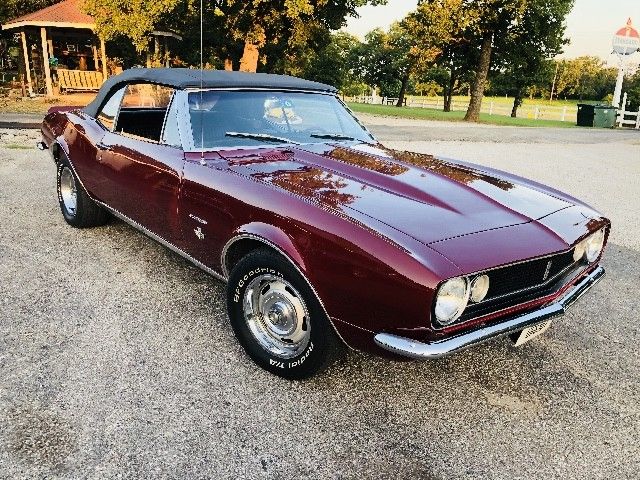 1967 Burgundy Chevrolet Camaro --