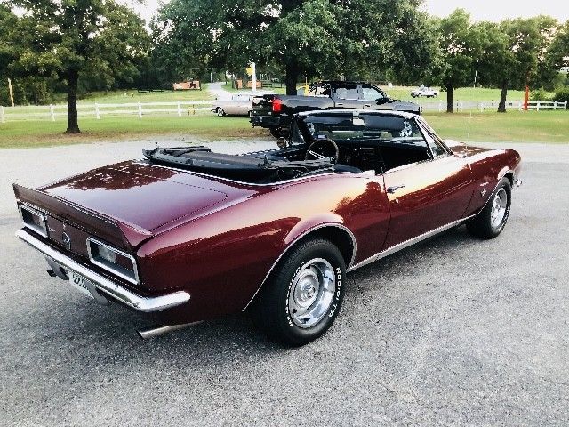 1967 Burgundy Chevrolet Camaro --