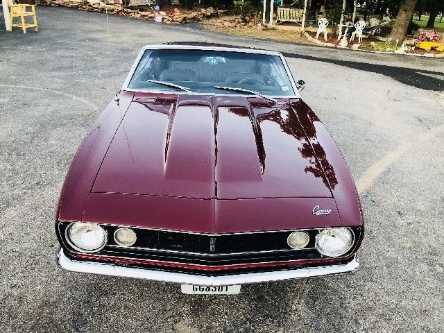 1967 Burgundy Chevrolet Camaro --