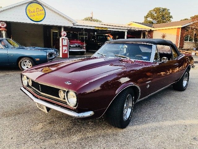 1967 Burgundy Chevrolet Camaro --