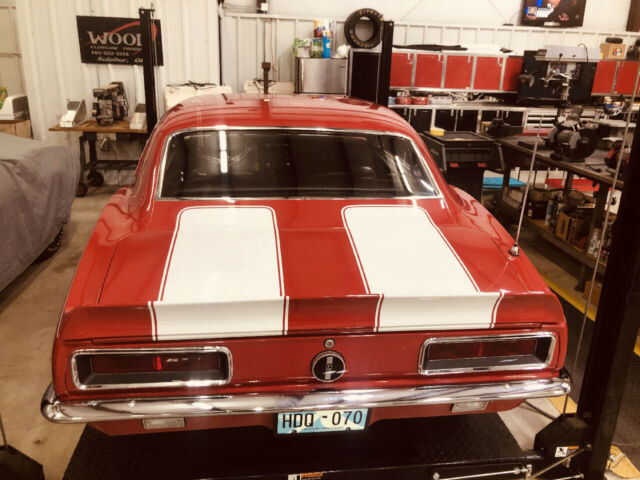 1967 Red Chevrolet Camaro --