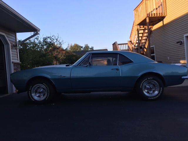 1967 Blue Chevrolet Camaro