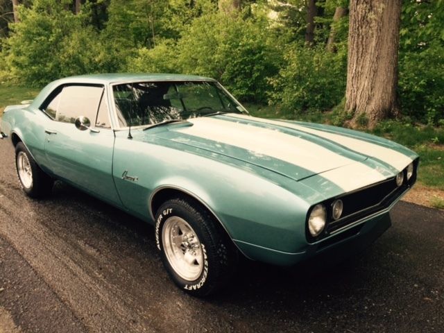 1967 Blue Chevrolet Camaro