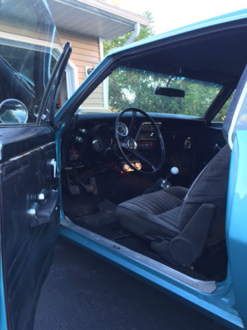 1967 Blue Chevrolet Camaro
