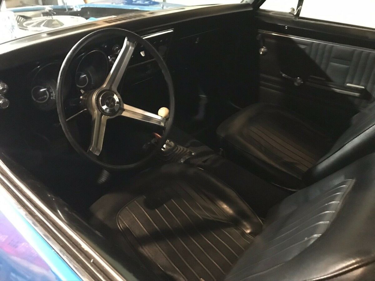 1967 Blue Chevrolet Camaro Coupe