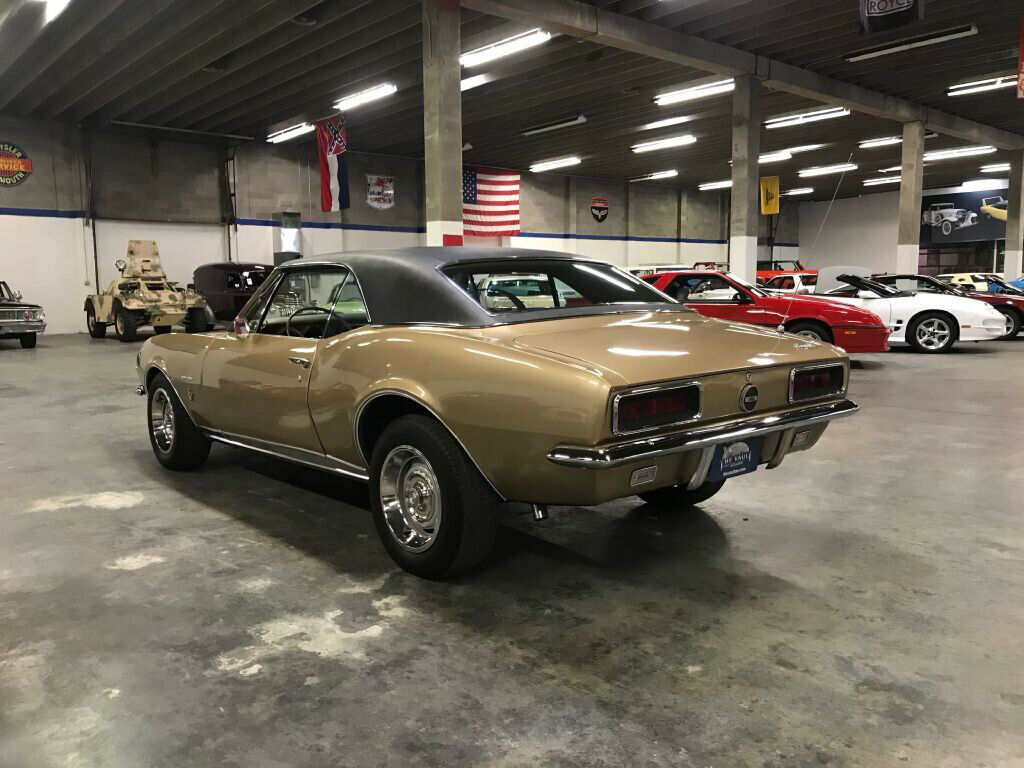 1967 Gold Chevrolet Camaro