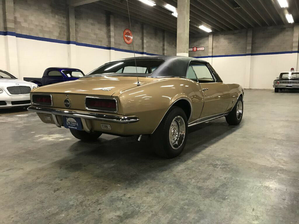 1967 Gold Chevrolet Camaro