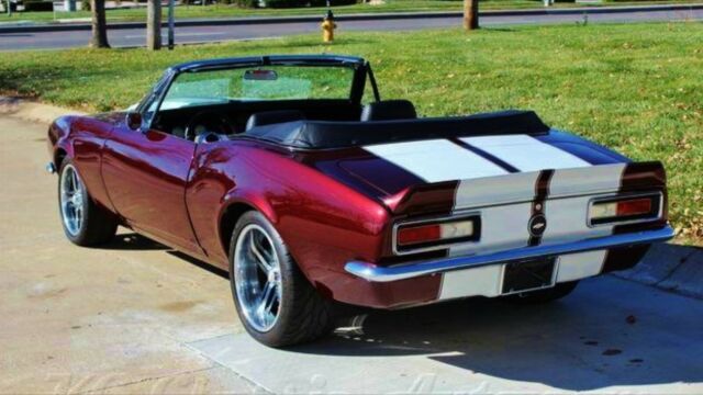 1967 Burgundy Chevrolet Camaro Convertible