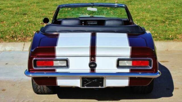 1967 Burgundy Chevrolet Camaro Convertible