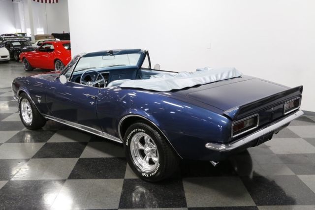 1967 Blue Chevrolet Camaro Convertible
