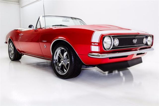 1967 Red Chevrolet Camaro Convertible