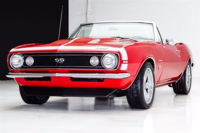 1967 Red Chevrolet Camaro Convertible
