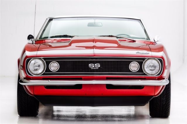 1967 Red Chevrolet Camaro Convertible