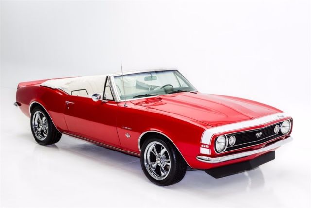 1967 Red Chevrolet Camaro Convertible