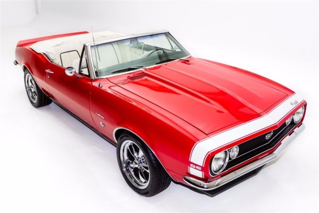1967 Red Chevrolet Camaro Convertible