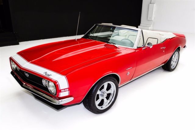 1967 Red Chevrolet Camaro Convertible