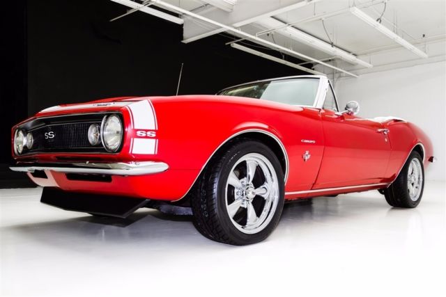1967 Red Chevrolet Camaro Convertible