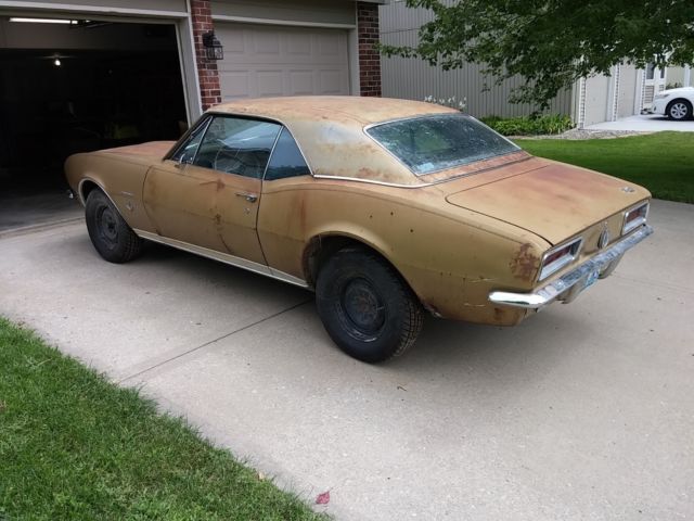 1967 marroon Chevrolet Camaro Hardtop