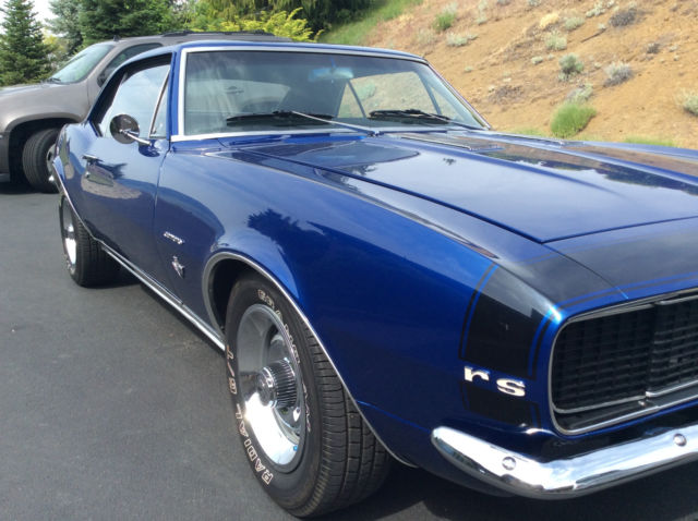1967 Blue Chevrolet Camaro Coupe