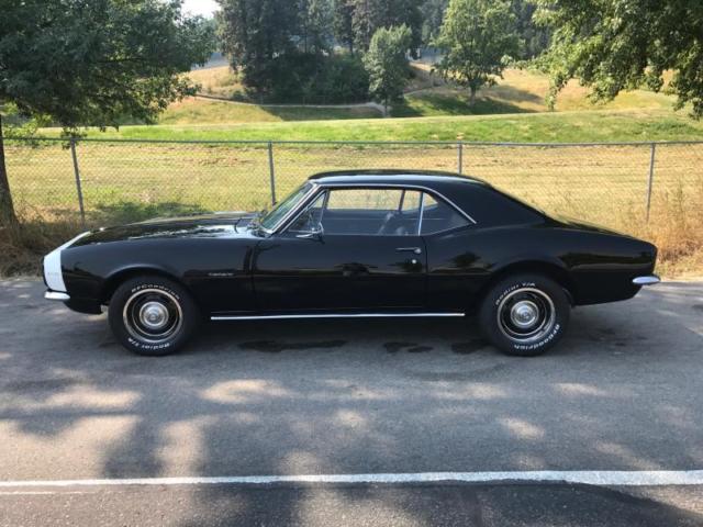 1967 Black Chevrolet Camaro Hardtop