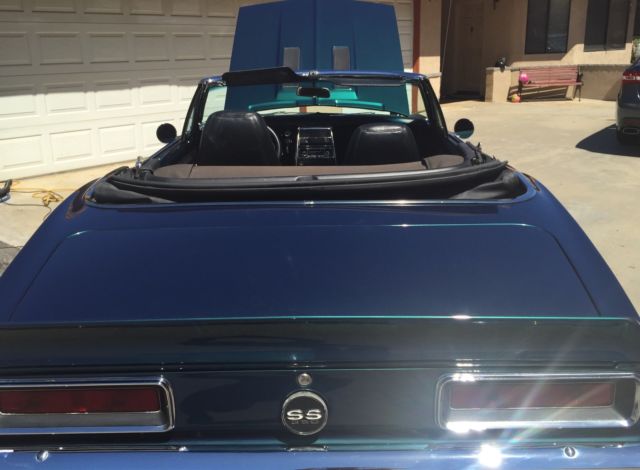 1967 Green Chevrolet Camaro Convertible