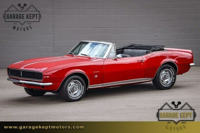 1967 Red Chevrolet Camaro Convertible