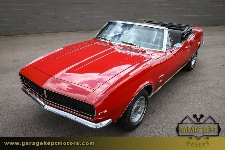1967 Red Chevrolet Camaro Convertible