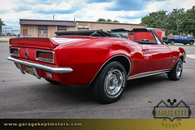 1967 Red Chevrolet Camaro Convertible