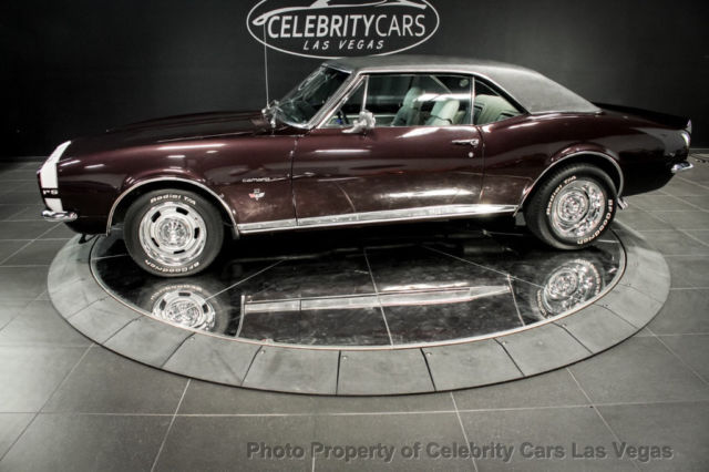 1967 Burgundy Chevrolet Camaro Coupe