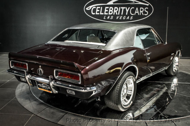 1967 Burgundy Chevrolet Camaro Coupe