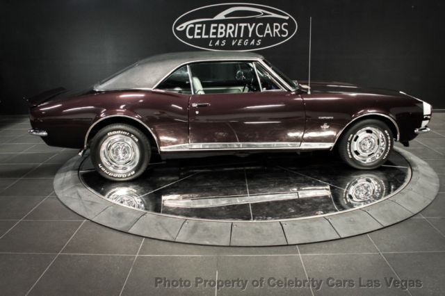 1967 Burgundy Chevrolet Camaro Coupe