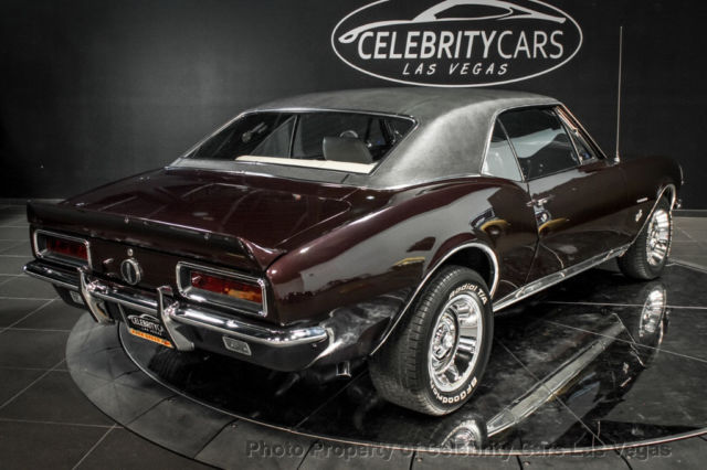 1967 Burgundy Chevrolet Camaro Coupe