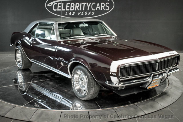 1967 Burgundy Chevrolet Camaro Coupe