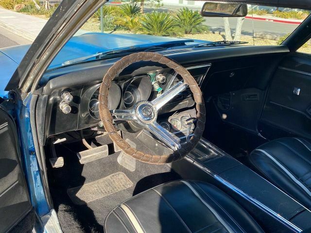 1967 Blue Chevrolet Camaro --