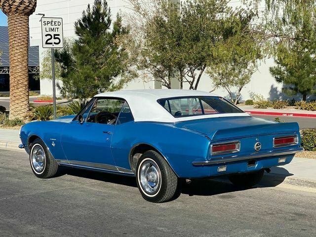 1967 Blue Chevrolet Camaro --