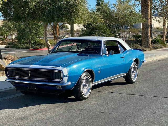 1967 Blue Chevrolet Camaro --
